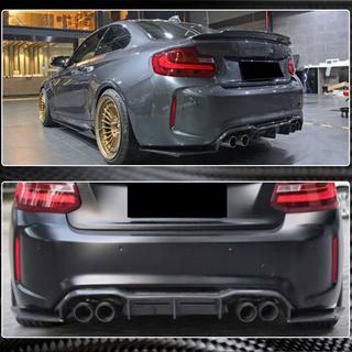 Bakre stötfångardiffusor V3 (för F87 M2/M2C, kolfiber) BMW 2-serien F22/F23 2014–2021 foto 3