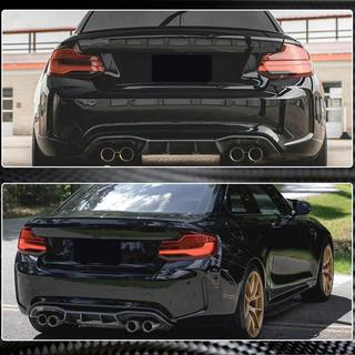 Bakre stötfångardiffusor V6 (för F87 M2/M2С, kolfiber) BMW 2-serien F22/F23 2014–2021 foto 4