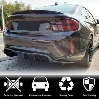 V7 bakre stötfångardiffusor (för F87 M2/M2C, kolfiber) BMW 2-serien F22/F23 2014–2021 foto 2