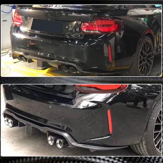 V7 bakre stötfångardiffusor (för F87 M2/M2C, kolfiber) BMW 2-serien F22/F23 2014–2021 foto 3