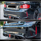 BMW 2-serien F22/F23 2014–2021 V8 bakre stötfångardiffusor (för F87 M2/M2C, carbon) foto 5