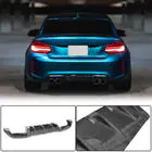 BMW 2-serien F22/F23 2014–2021 Bakre stötfångardiffusor V5 (för F87 M2/M2C, kolfiber) foto 2
