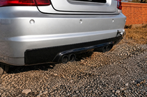 BMW 3-serie E46 1998–2006 Bakre stötfångardiffusor V2 (för M3, kolfiber) foto 4