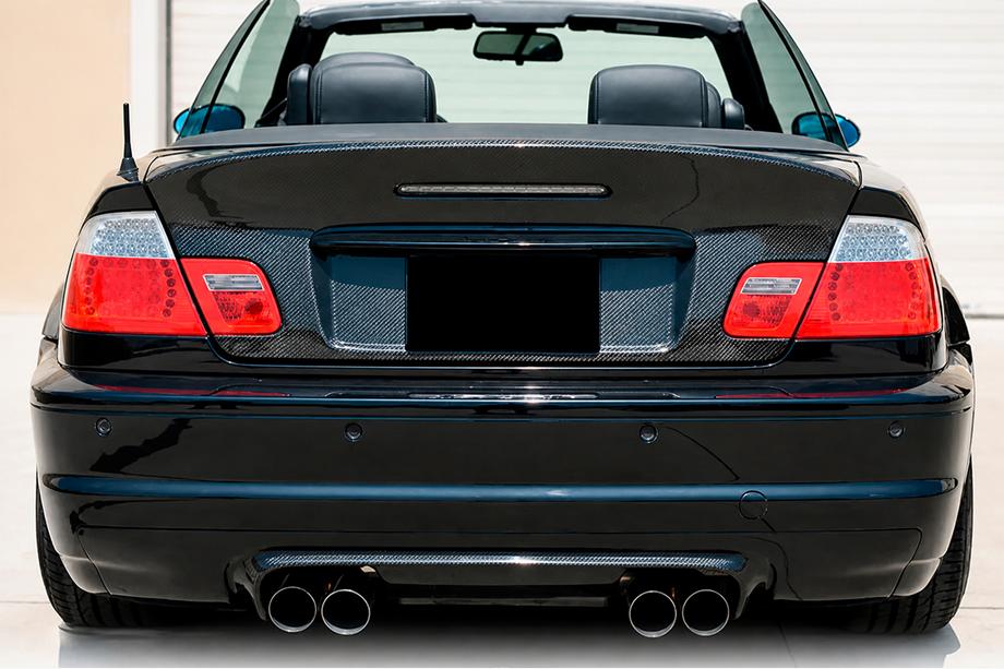 BMW 3-serie E46 1998–2006 Bakre stötfångardiffusor V2 (för M3, kolfiber) Image