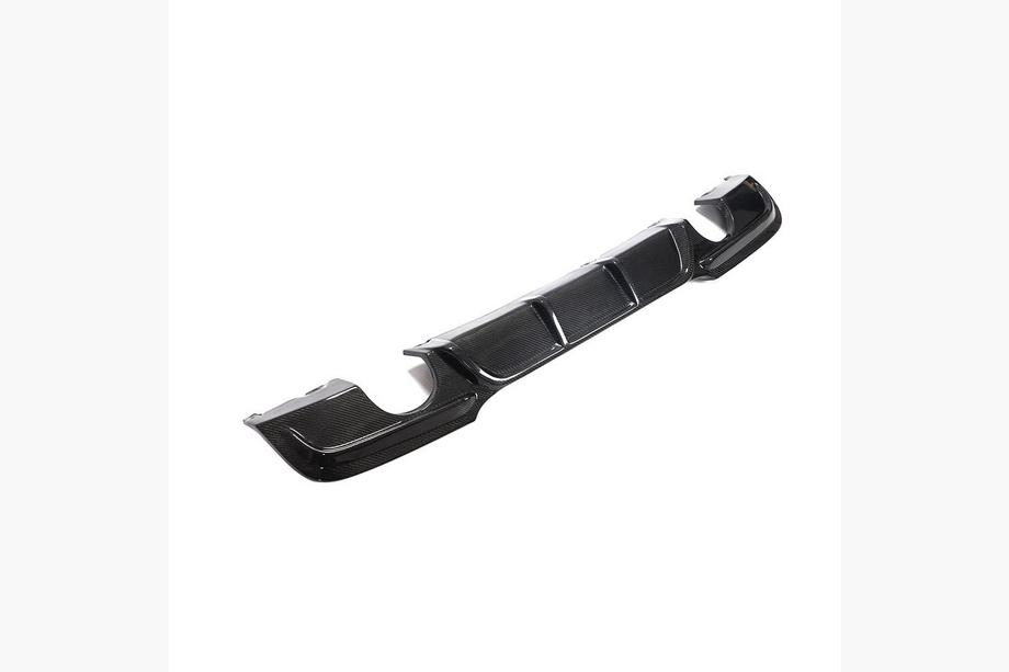BMW 3-serie E90/E91 2005–2011 Bakre stötfångardiffusor (för E90 M-Sport, kolfiber) Foto 10