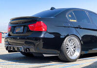 BMW 3-serie E90/E91 2005–2011 Bakre stötfångardiffusor FRP V5 (för E90 M Sport) foto 5
