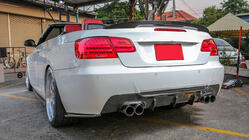 BMW 3-serien E92/E93 2006–2013 Bakre diffuser V1 (för M-Sport, kolfiber) foto 3