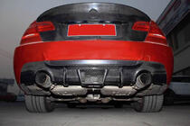 BMW 3-serien E92/E93 2006–2013 Bakre stötfångardiffuser i kolfiber V3 (för M Sport) foto 3