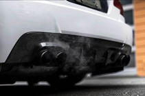 BMW 3-serien E92/E93 2006–2013 Bakre stötfångardiffusor V2 (för M-Sport, kolfiber) foto 3