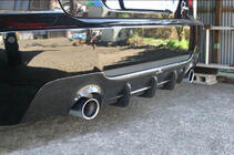 BMW 3-serien E92/E93 2006–2013 Bakre stötfångardiffusor V2 (för M-Sport, kolfiber) foto 5