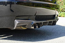 BMW 3-serie E90/E91 2005–2011 Bakre stötfångardiffusor i kolfiber V2 (för E92/E93 M3) foto 2