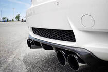 BMW 3-serien E92/E93 2006–2013 Bakre stötfångardiffusor H2-Style (för M3, kolfiber) foto 2