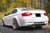 BMW 3-serien E92/E93 2006–2013 Bakre stötfångardiffusor H2-Style (för M3, kolfiber) foto 3