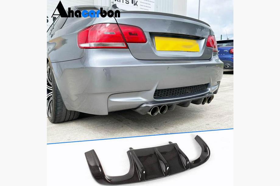 BMW 3-serien E92/E93 2006–2013 Bakre stötfångardiffusor H2-Style (för M3, kolfiber) Image