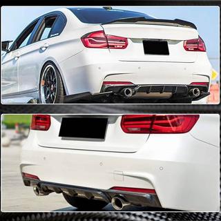 Bakre stötfångardiffusor V1 (för F30 M-Sport, kolfiber) BMW 3-serien F30/F31 2012–2019 foto 4