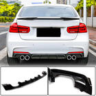 BMW 3-serien F30/F31 2012–2019 V4 bakre stötfångardiffusor (för F30 M-Sport, kolfiber) foto 2