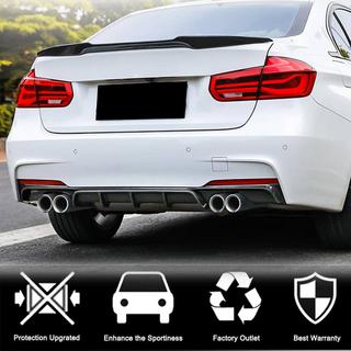 V4 bakre stötfångardiffusor (för F30 M-Sport, kolfiber) foto 3