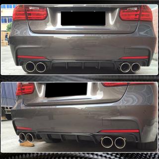 V4 bakre stötfångardiffusor (för F30 M-Sport, kolfiber) foto 4
