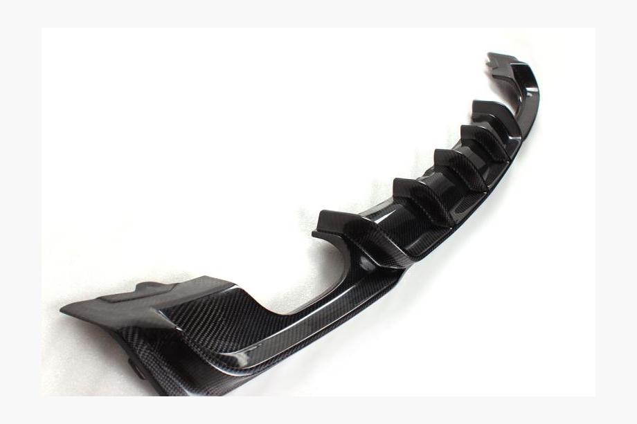 BMW 3-serien F30/F31 2012–2019 V4 bakre stötfångardiffusor (för F30 M-Sport, kolfiber) Image