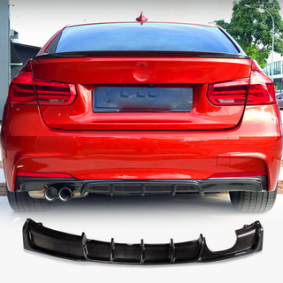 Bakre stötfångardiffusor V5 (för F30 M-Sport, kolfiber) BMW 3-serien F30/F31 2012–2019 foto 1