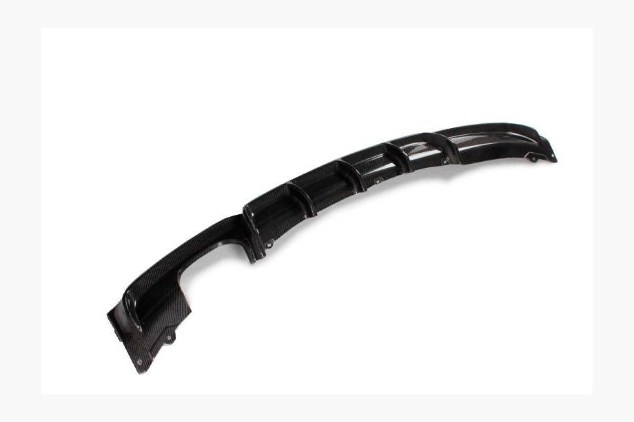 BMW 3-serien F30/F31 2012–2019 Bakre stötfångardiffuser i kolfiber V6 (för M-Sport) Foto 5