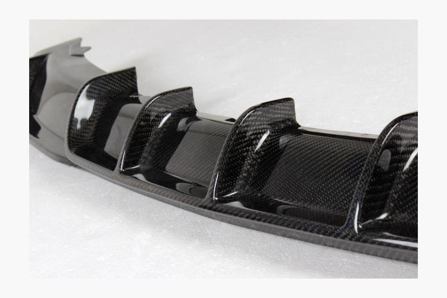 BMW 3-serien F30/F31 2012–2019 Bakre stötfångardiffuser i kolfiber V6 (för M-Sport) Foto 8