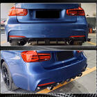 BMW 3-serien F30/F31 2012–2019 Bakre stötfångardiffusor V2 (för F30 M-Sport, kolfiber) foto 11
