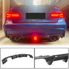 BMW 3-serien F30/F31 2012–2019 Bakre stötfångardiffusor V2 (för F30 M-Sport, kolfiber) foto 16
