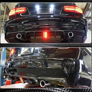 Bakre stötfångardiffusor V2 (för F30 M-Sport, kolfiber) BMW 3-serien F30/F31 2012–2019 foto 3