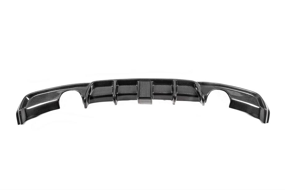BMW 3-serien F30/F31 2012–2019 Bakre stötfångardiffusor V2 (för F30 M-Sport, kolfiber) Foto 9