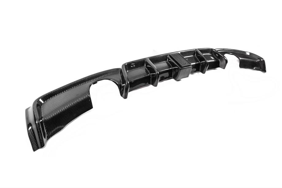 BMW 3-serien F30/F31 2012–2019 Bakre stötfångardiffusor V2 (för F30 M-Sport, kolfiber) Foto 7