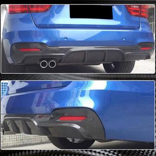 Bakre diffuser V1 (för M-Sport, kolfiber) BMW 3-serie F34 2013–2020 foto 3