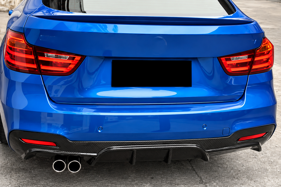 BMW 3-serie F34 2013–2020 Bakre diffuser V1 (för M-Sport, kolfiber) Image
