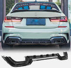 BMW 3-serien G20/G21 2018– Bakre stötfångardiffuser FRP V3 (2019-2021, M-Sport) foto 1