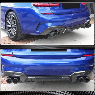 Bakre stötfångardiffusor V7 (för M-Sport 2018-2022, kolfiber) BMW 3-serien G20/G21 2018– foto 3
