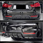 BMW 4-serie F32/F33/F36 2012–2020 Bakre stötfångardiffusor V2 (för M-Sport, kolfiber) foto 2