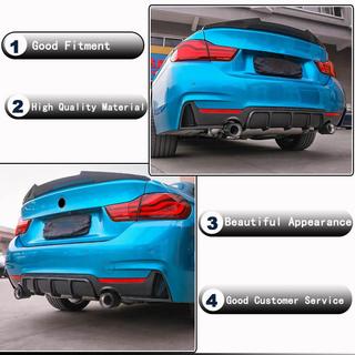 Bakre diffusor V3 (för M-Sport, kolfiber) BMW 4-serie F32/F33/F36 2012–2020 foto 3