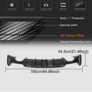 Bakre stötfångardiffusor V7 (för M-Sport, kolfiber) BMW 4-serie F32/F33/F36 2012–2020 foto 4