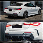 BMW 4-serien G22/23/26 2020– Bakre stötfångardiffusor V2 (för G22/G23 M-Sport, kolfiber) foto 4