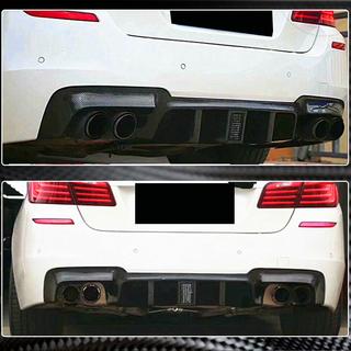 Bakre stötfångardiffusor V2 (för F10 M-Sport, kolfiber) BMW 5-serien F10/F11 2010–2016 foto 4