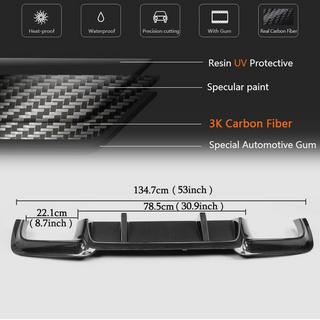 Bakre stötfångardiffusor V1 (för F10 M5, kolfiber) BMW 5-serien F10/F11 2010–2016 foto 3