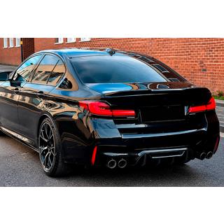Bakre stötfångardiffuser V1 (för M5 F90, kolfiber) BMW 5-serien G30/G31 2017–2023 foto 1