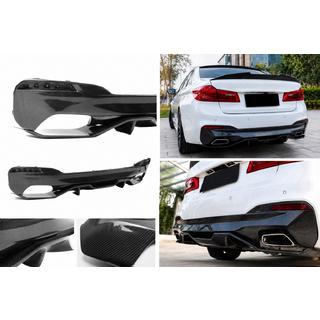 Bakre stötfångardiffusor V4 (för M-Sport/M5 F90, kolfiber) BMW 5-serien G30/G31 2017–2023 foto 1