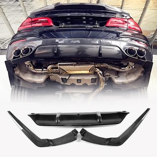 Bakre stötfångardiffusor V6 (för M-Sport, kolfiber) foto 1