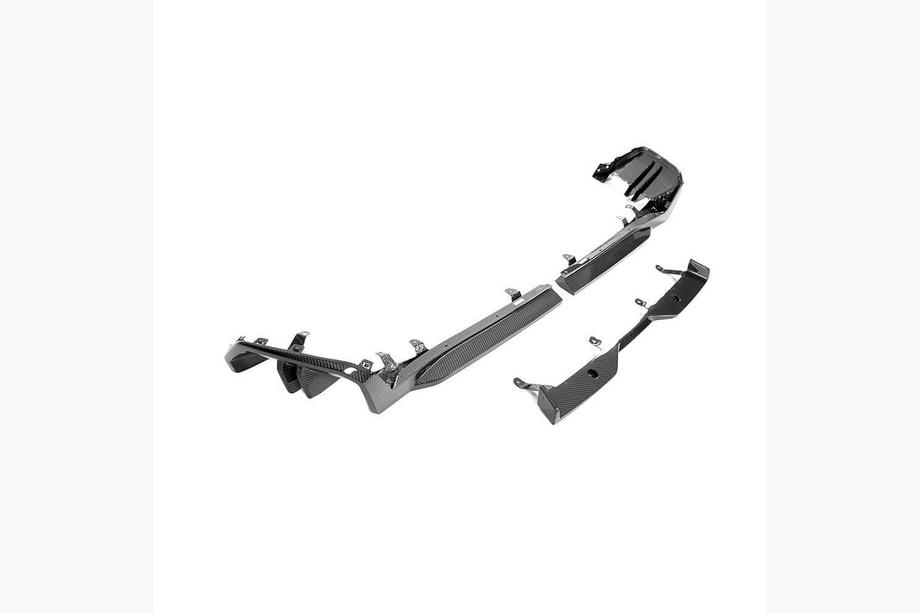 BMW 5/i5-serie G60/G60E/G61 2023– Bakre stötfångardiffusor (för M-Sport, kolfiber) Foto 4