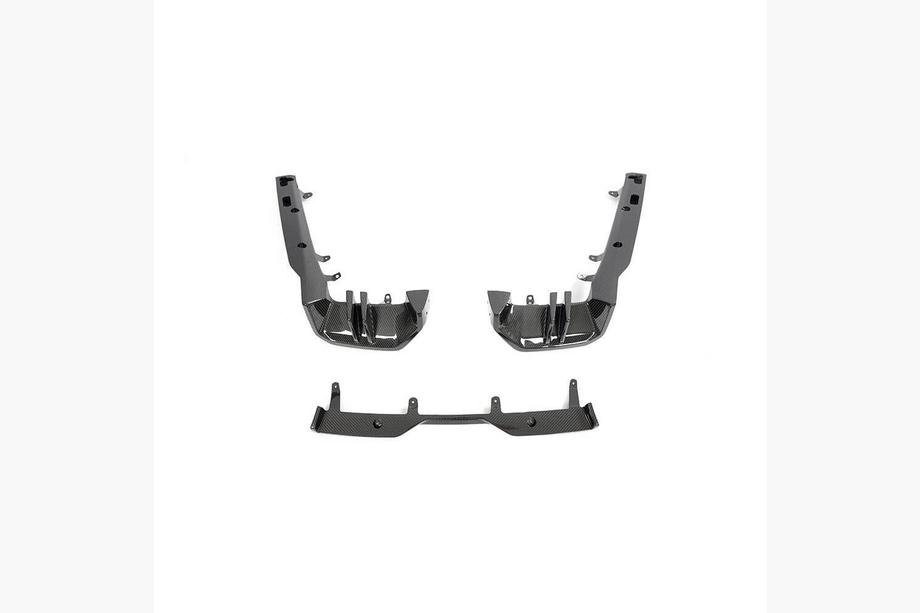 BMW 5/i5-serie G60/G60E/G61 2023– Bakre stötfångardiffusor (för M-Sport, kolfiber) Foto 8