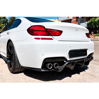 Bakre stötfångardiffusor V1 (för M6, kolfiber) BMW 6-serien F12/F13/F06 2011–2018 foto 1