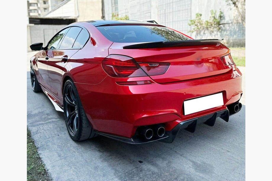 BMW 6-serien F12/F13/F06 2011–2018 Bakre stötfångardiffusor V1 (för M6, kolfiber) Foto 3