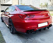 BMW 6-serien F12/F13/F06 2011–2018 Diffusor till bakre stötfångaren FRP V2 (för M6) foto 2
