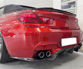 BMW 6-serien F12/F13/F06 2011–2018 Diffusor till bakre stötfångaren FRP V2 (för M6) foto 3